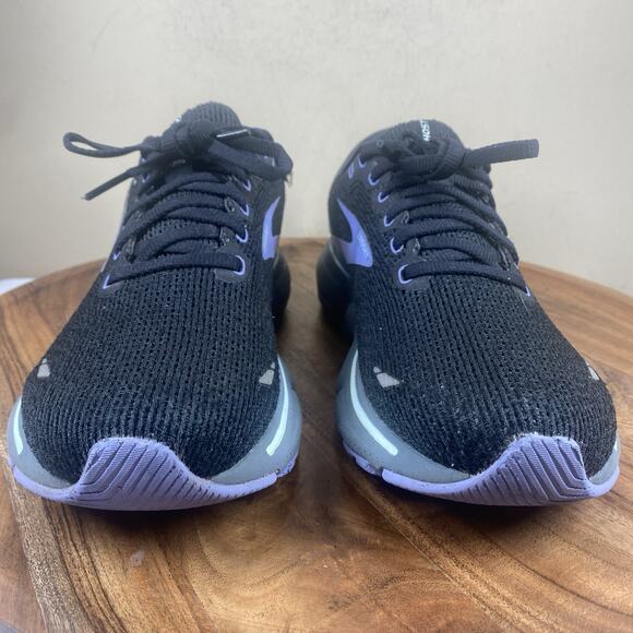 Brooks Ghost 15 Black Jacaranda Womens Size 9 Black Running Shoes 1203801B011 - Picture 3 of 11